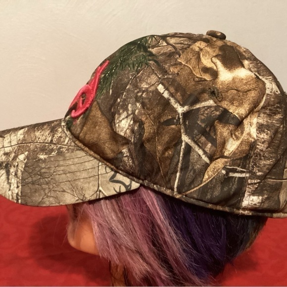 Realtree Hardwoods Sewn Camouflage Hat Hunting Camo One-Size Baseball Cap EUC! - Picture 4 of 7